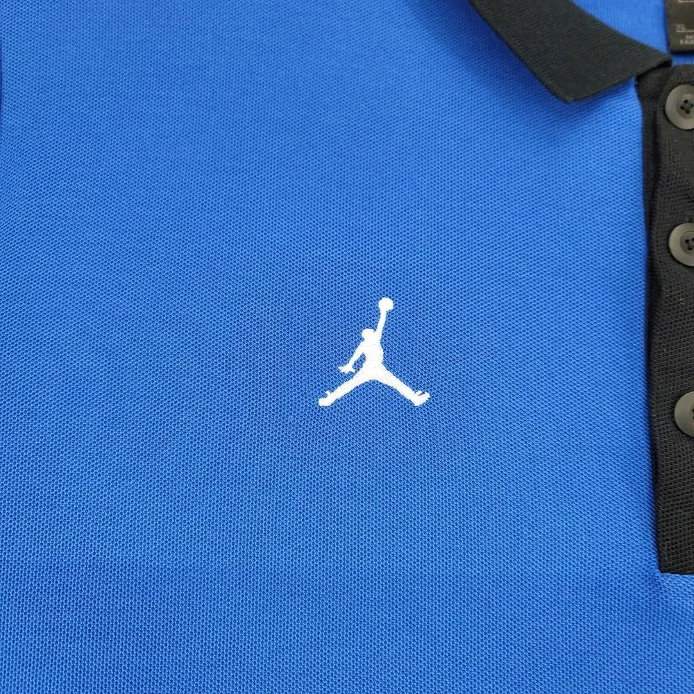 Jordan Shirt Mens XL Blue‎ Jumpman Polo Florida Gators NCAA Football Outdoors